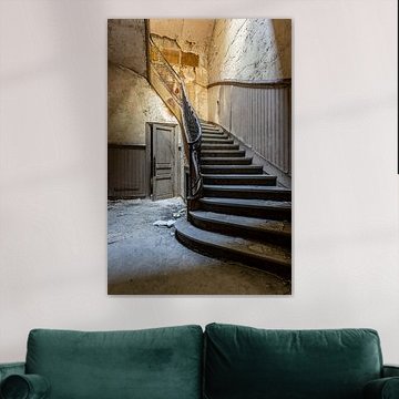 Abandoned stairs by William Linders