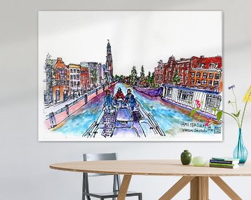 Amsterdamse grachten van Gerard Beekman