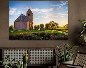 Bartholomew's church in Westhem in Friesland, the Netherlands by Hilda Weges