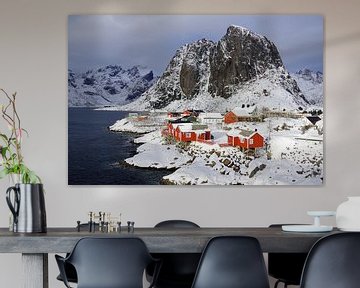 L'hiver dans les îles Lofoten sur Reinhard  Pantke