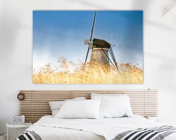 Windmühle im Wind von Paul Vergeer