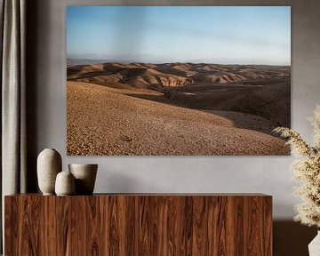 Agafay Desert Marokko, woestijn in Marokko | Fine art wall art print van Anneloes van Acht