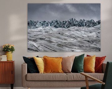 Flaajokul Gletsjer, Ijsland van Herman van Heuvelen