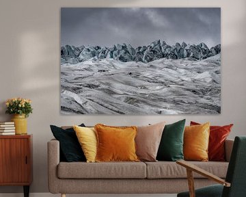 Glacier Flaajokul, Islande sur Herman van Heuvelen