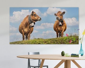 Koeien met bel van Anouschka Hendriks