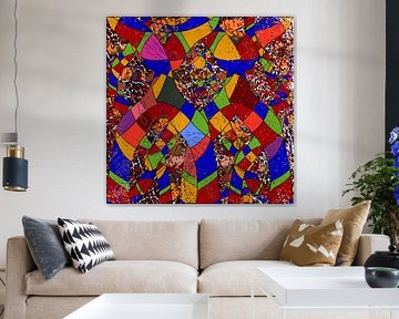 colorful digital art as design for your home interior decoration either home or office