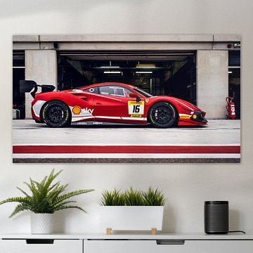 Ferrari 488 Challenge Evo on track by Ansho Bijlmakers