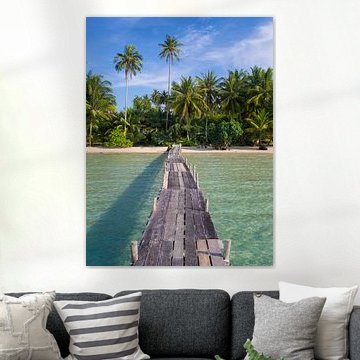 Beach of tropical paradise Koh Kood