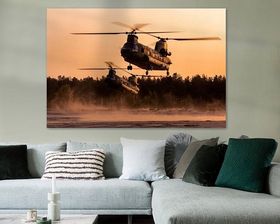 Example of the artwork in a room