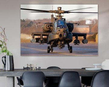 Face à face avec un hélicoptère d'attaque Apache ! sur Jimmy van Drunen