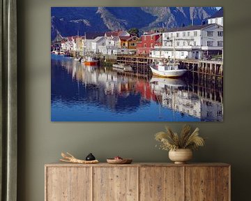 Le port de Henningsvaer sur Reinhard  Pantke