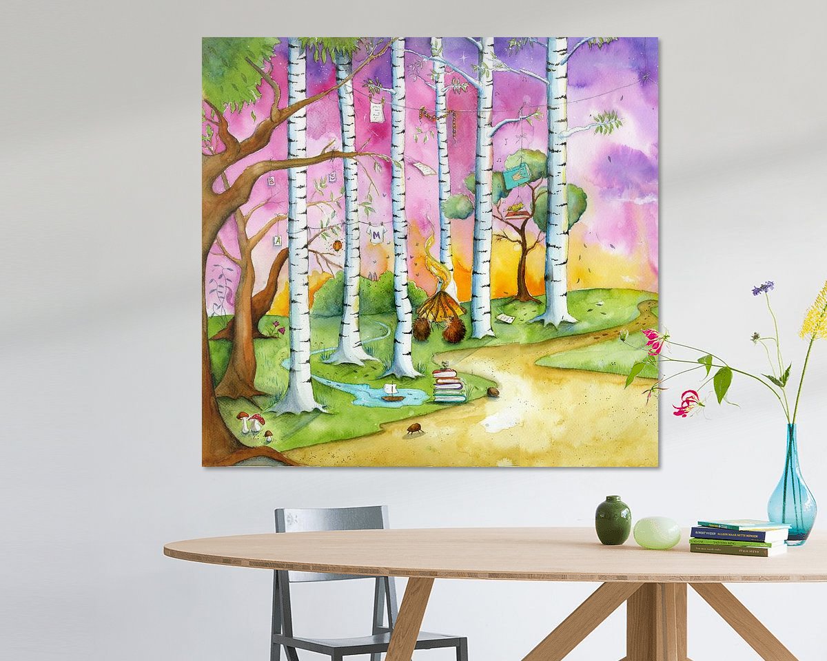 Example of the artwork in a room