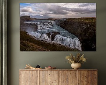 Prachtige waterval Gullfoss van Hannon Queiroz