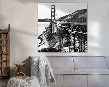 Golden Gate Bridge van Vanmeurs fotografie