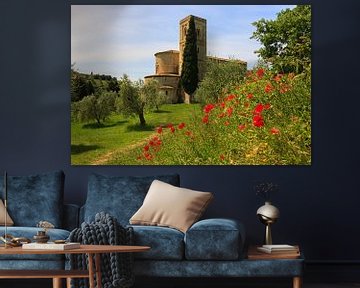 Abtei Sant'Antimo, Toskana, Italien von Henk Meijer Photography