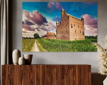 Doornenburg Castle Netherlands by Hilda Weges