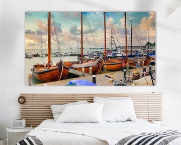 Volendam fishing boats by Digital Art Nederland