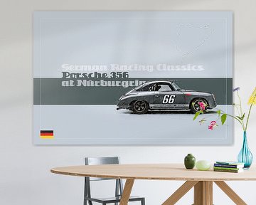Porsche 356 at Nürburgring by Theodor Decker