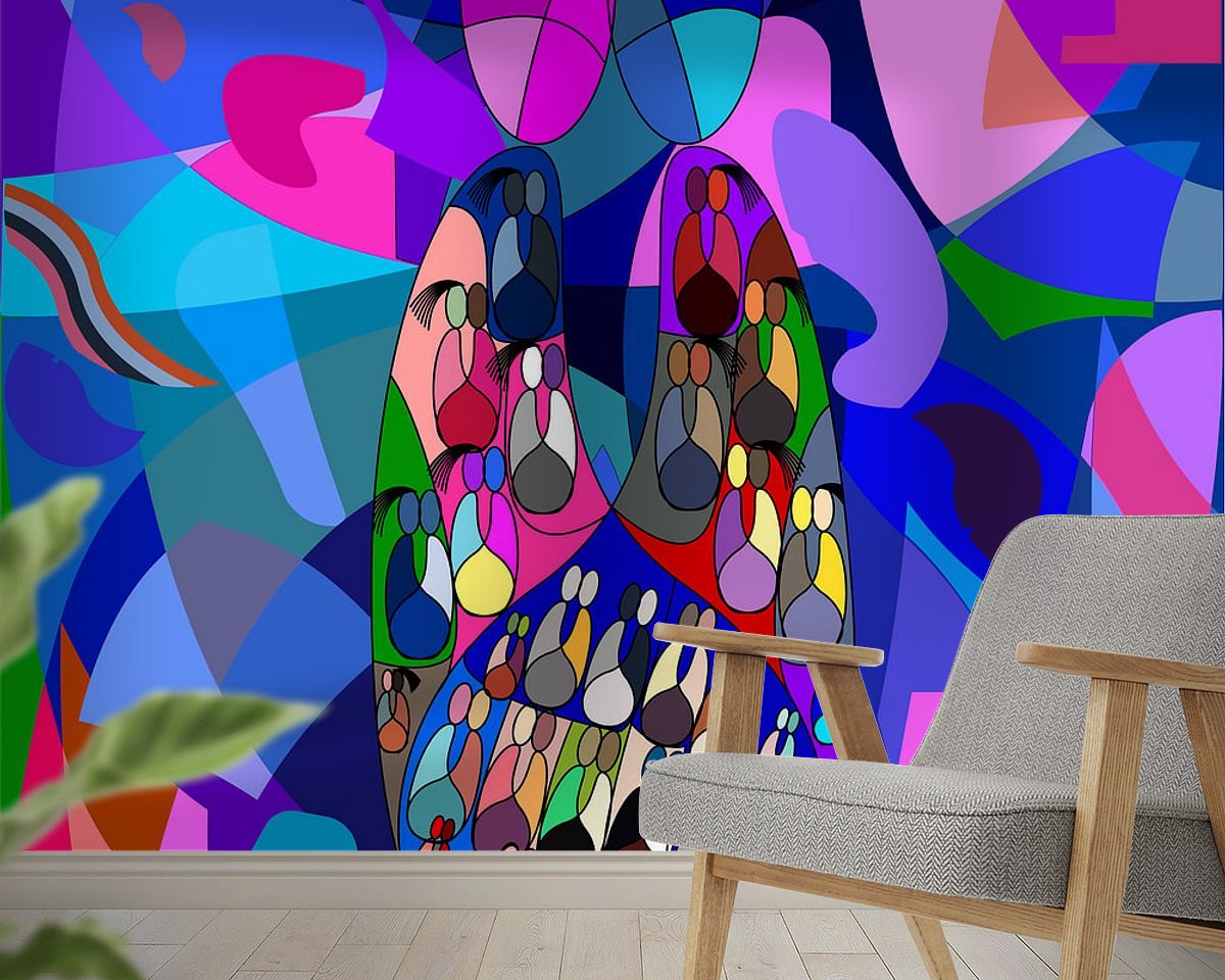 Example of the artwork in a room