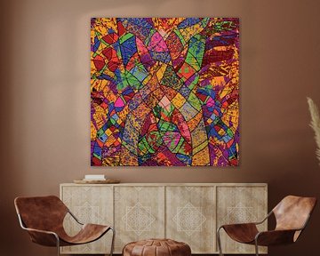 geometric shapes wall art for your interior design by EL QOCH