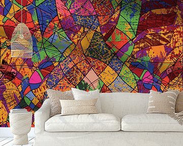 geometrische vormen wandkunst voor uw interieur van EL QOCH