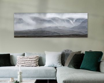 Panorama der isländischen Berge von Sander Grefte
