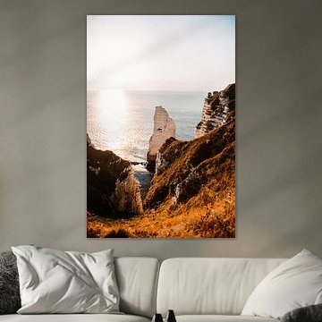 France etretat normandie beach photo