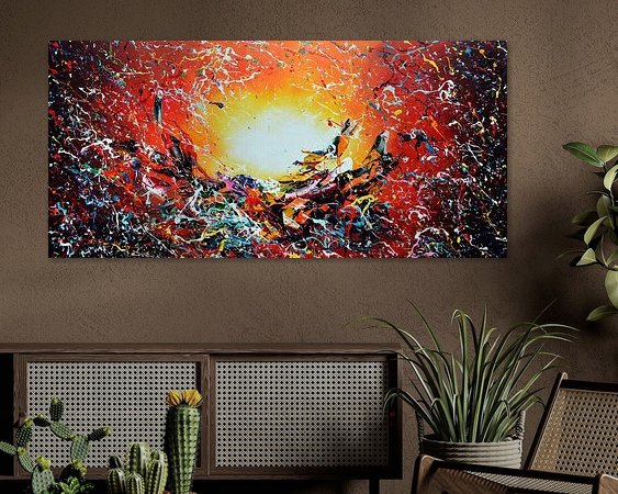 Example of the artwork in a room