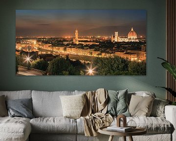 Florenz vom Piazzale Michelangelo aus gesehen von Henk Meijer Photography
