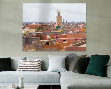 Daken van Marrakesh, Marokko | Reisfotografie Midden-Oosten van Teun Janssen