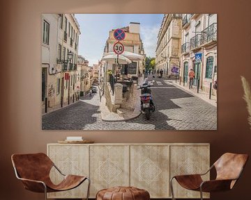 Mooie straatjes in Lissabon van Bianca Kramer