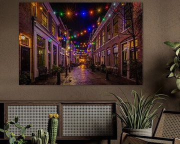 Feestverlichting in Haarlem. van Remco Piet