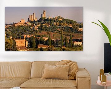 San Gimignano, Toscane, Italië van Henk Meijer Photography