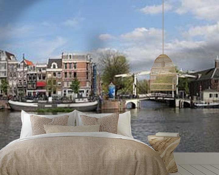 Sfeerimpressie behang: Panorama van de Amstel van Sander de Jong