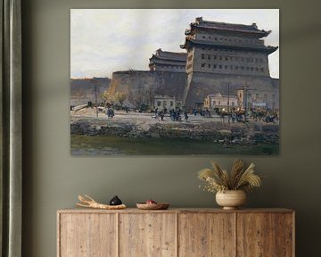 The Deshengmen city gate in Beijing, ERICH KIPS, Approx. 1928 by Atelier Liesjes