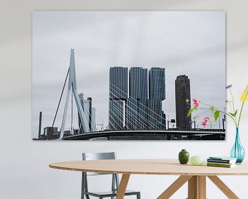 Skyline van Rotterdam van Michael Jansen