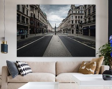 Verlaten regent street (London, 2020) van AB Photography