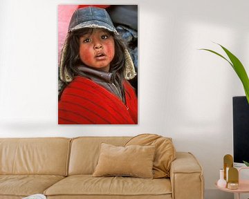 Girl from Alausí, Ecuador by Henk Meijer Photography