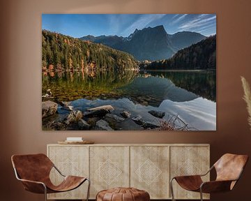 Lac de montagne au Tyrol sur Sandra Schönherr