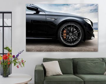 Mercedes E-63.S AMG V8 rim by Maikel van Willegen Photography