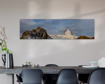 Matterhorn Panorama im Wallis Schweiz von Martin Steiner