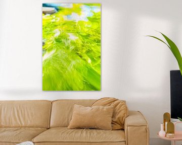 5 shades of green with blue by Jan Peter Jansen