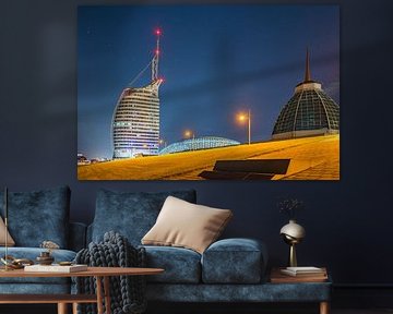 Bremerhaven bei Nacht