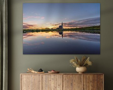 Texel Den Hoorn sunset mirror effect by swirl by Texel360Fotografie Richard Heerschap