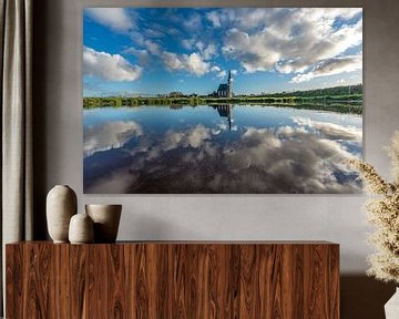Texel Den Hoorn Tagesspiegeleffekt durch die Wassersäule von Texel360Fotografie Richard Heerschap