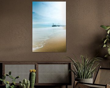 zeelandschap met de pier van Scheveningen op de achtergrond van Lima Fotografie