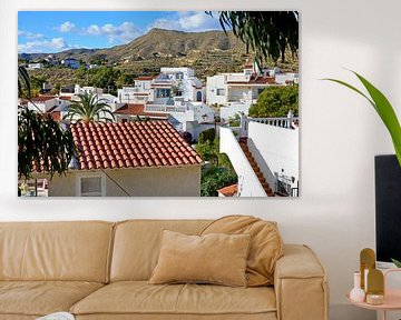 Uitzicht over luxe bungalows in El Campollo aan de Costa Blanca van Gert Bunt
