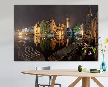 Panorama of the Rose Hat Quay, Bruges by Martijn