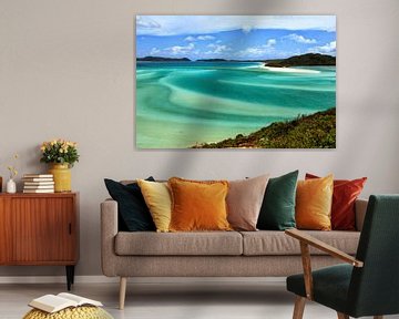De parelwitte stranden van de Whitsunday Eilanden van Daphne de Vries