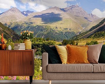 Hangbrug bij Vent in het Ötztal van Werner Dieterich